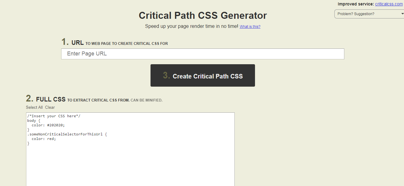 Source generator. Критический CSS. Path CSS. ЦСС сервис. CSS Path Generator.